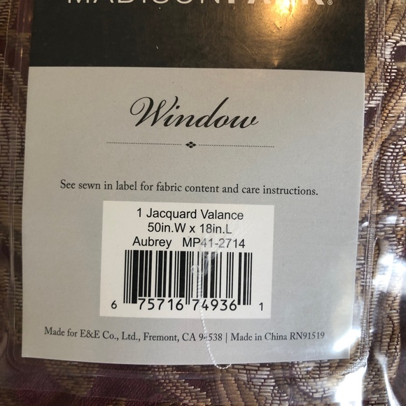 Window Valance with tassels - New! - Picture 13 of 15